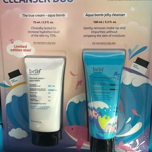 Aqua bomb moisturiser and cleanser duo